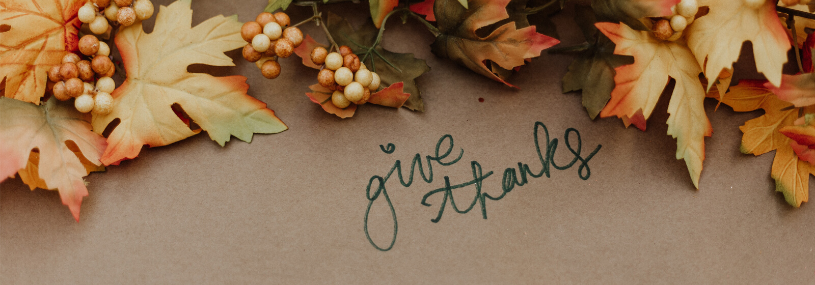 Give thanks image slide