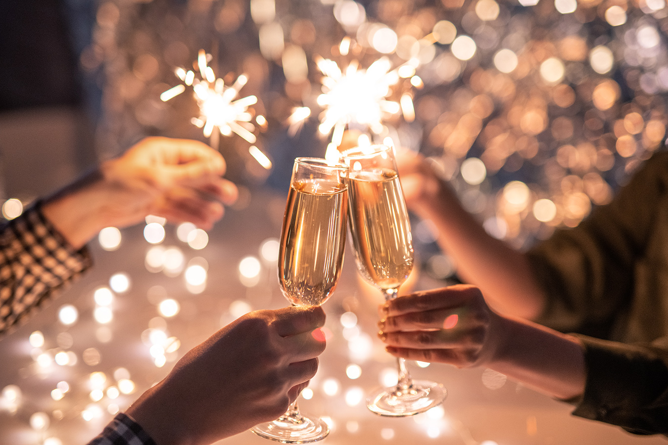 New Years toast image slide