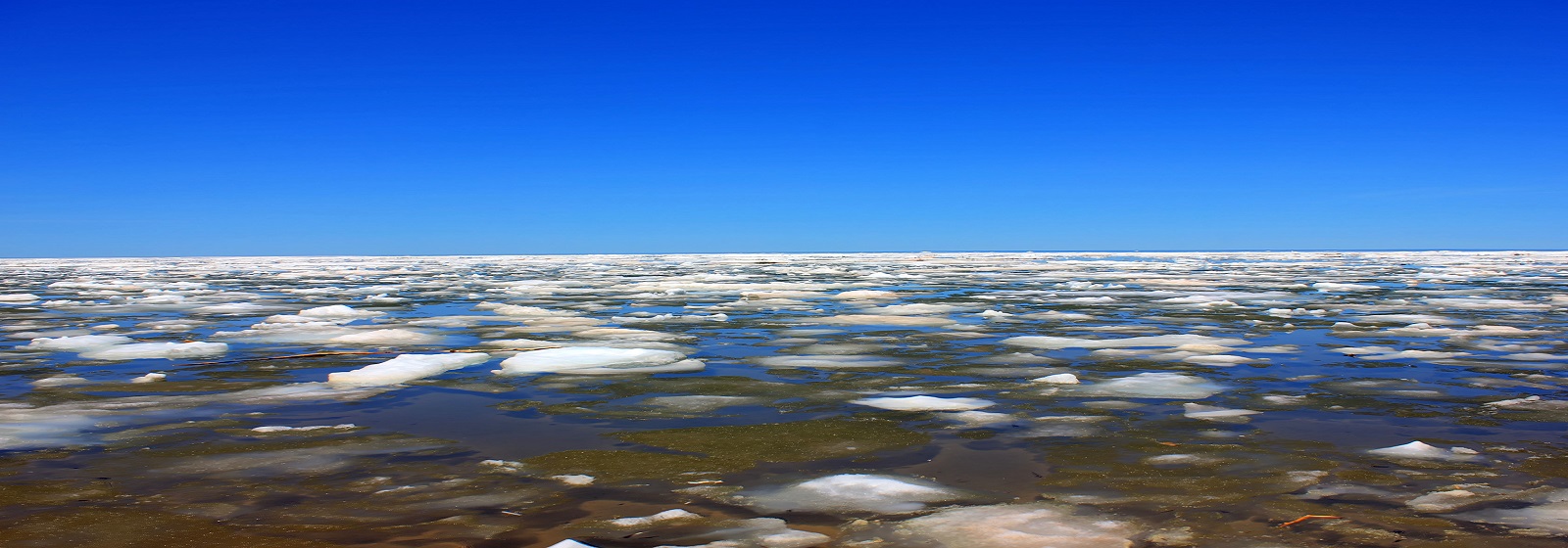 Icy Lake Superior image slide